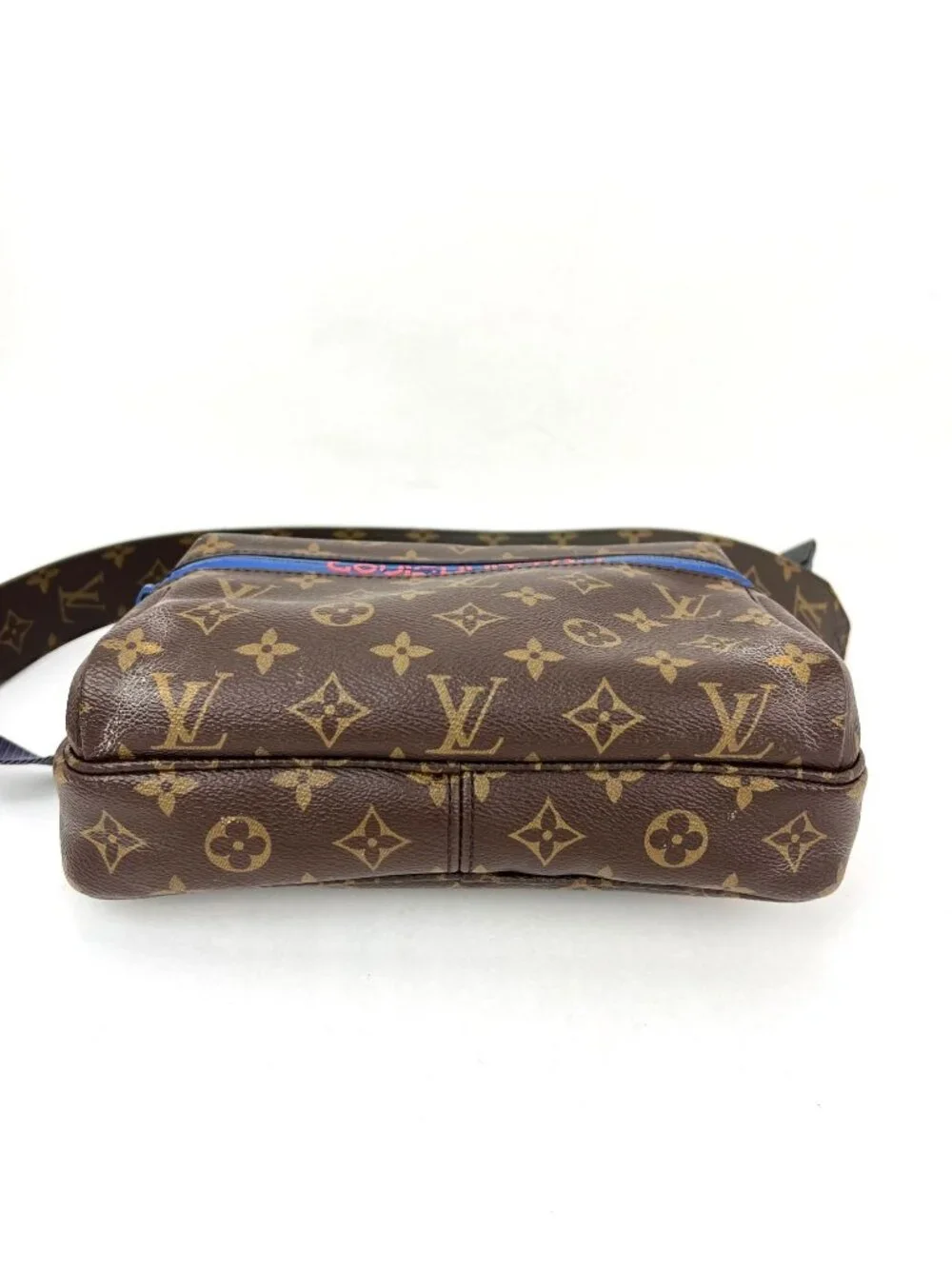 Louis Vuitton Monogram Outdoor Blue Messenger Bag